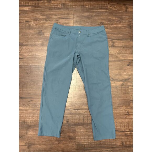Lululemon Steel Blue Pants, Men's Sz 36 - Picture 1 of 6